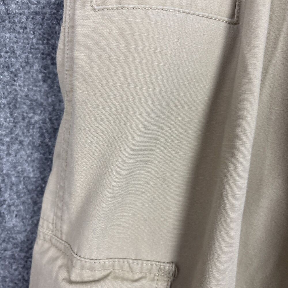 5.11 Tactical Cargo Pants Mens size 36 Beige Workpants Outdoors Flawed - Picture 9 of 14